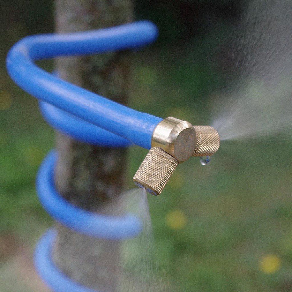 HEEPDD Buse de Brumisation, Buse de Brumisation de Jardin Efficace Pratique  en Laiton Contrôle de la Poussière Refroidissement Basse Pression