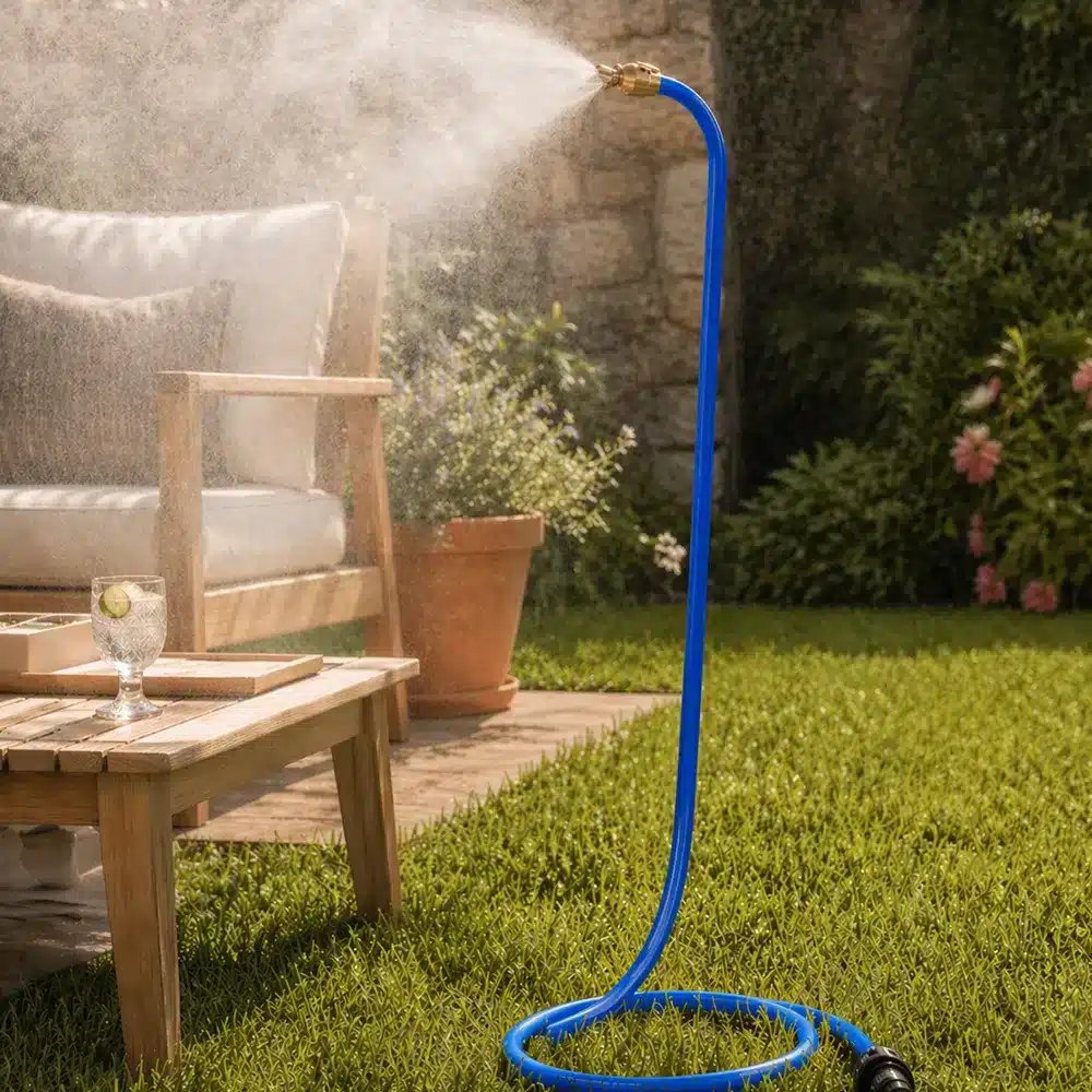 brumisateur-exterieur-a-memoire-de-forme-cobra-bleu-ofresh-1 Brumisateur de Jardin Cobra Bleu – Image 1