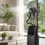 Ventilatore nebulizzatore per interni 135 cm