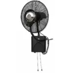 Ventilador nebulizador de agua de pared para exteriores - Imagen 4