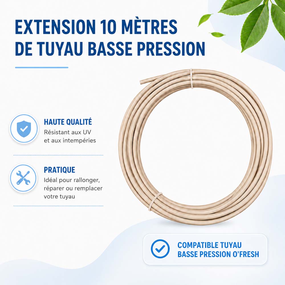 o-fresh-extension-10-metres-de-tuyau-basse-pression 10m de tuyau – Image 1