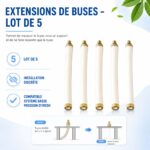 Lot de 5 buses orientables pour système de brumisation