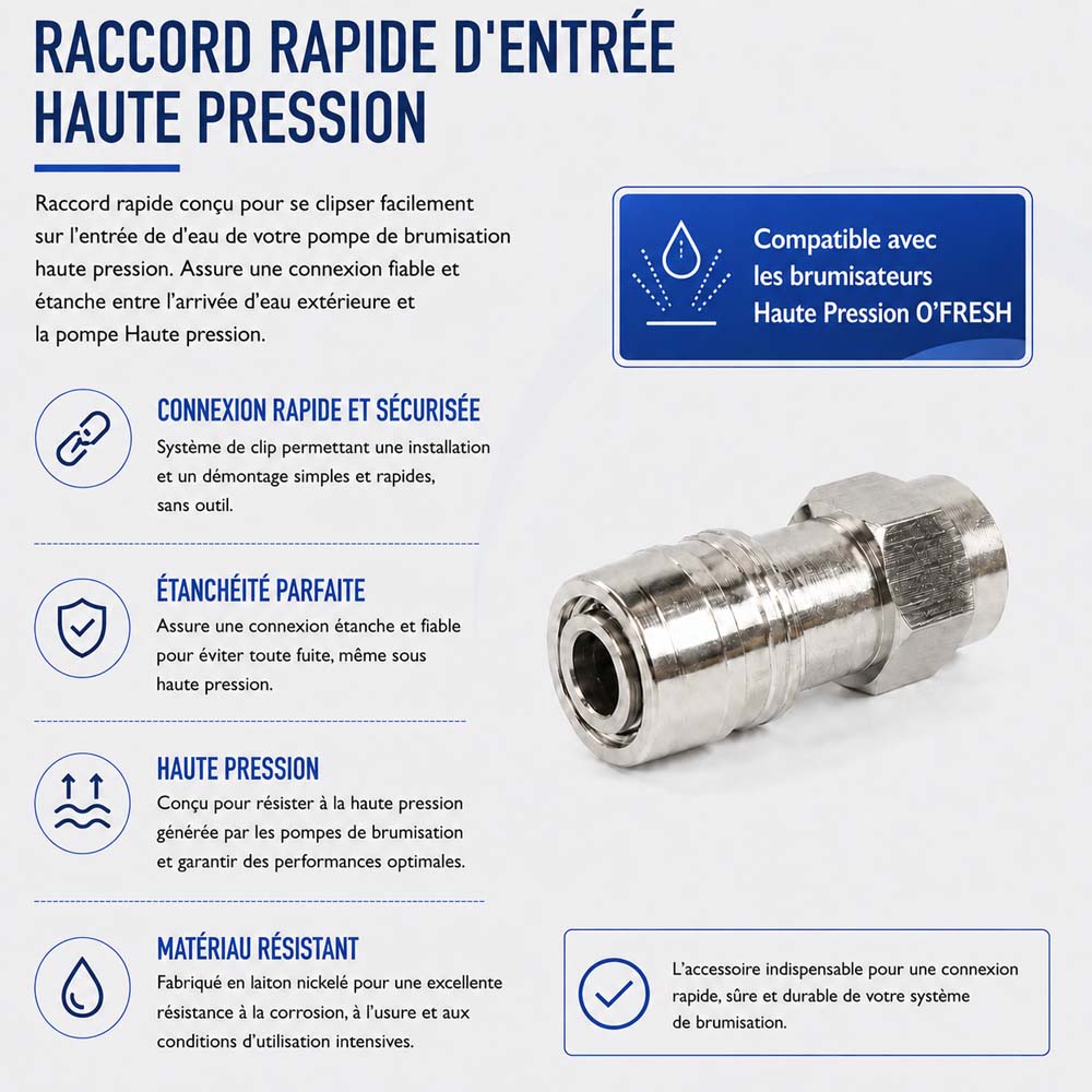 o-fresh-raccord-rapide-sortie-haute-pression Raccord rapide entrée HP – Image 1