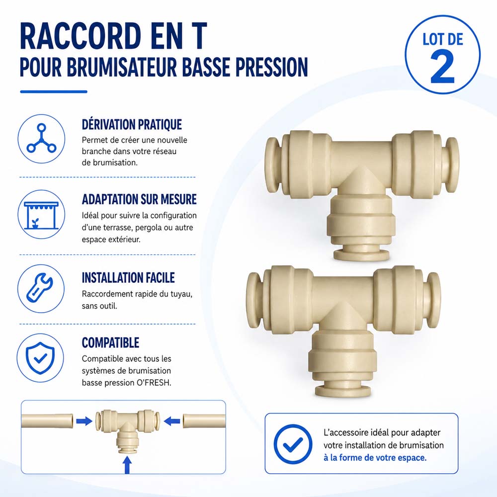 o-fresh-raccord-t-brumisateur-basse-pression Raccords en T x2 – Image 1