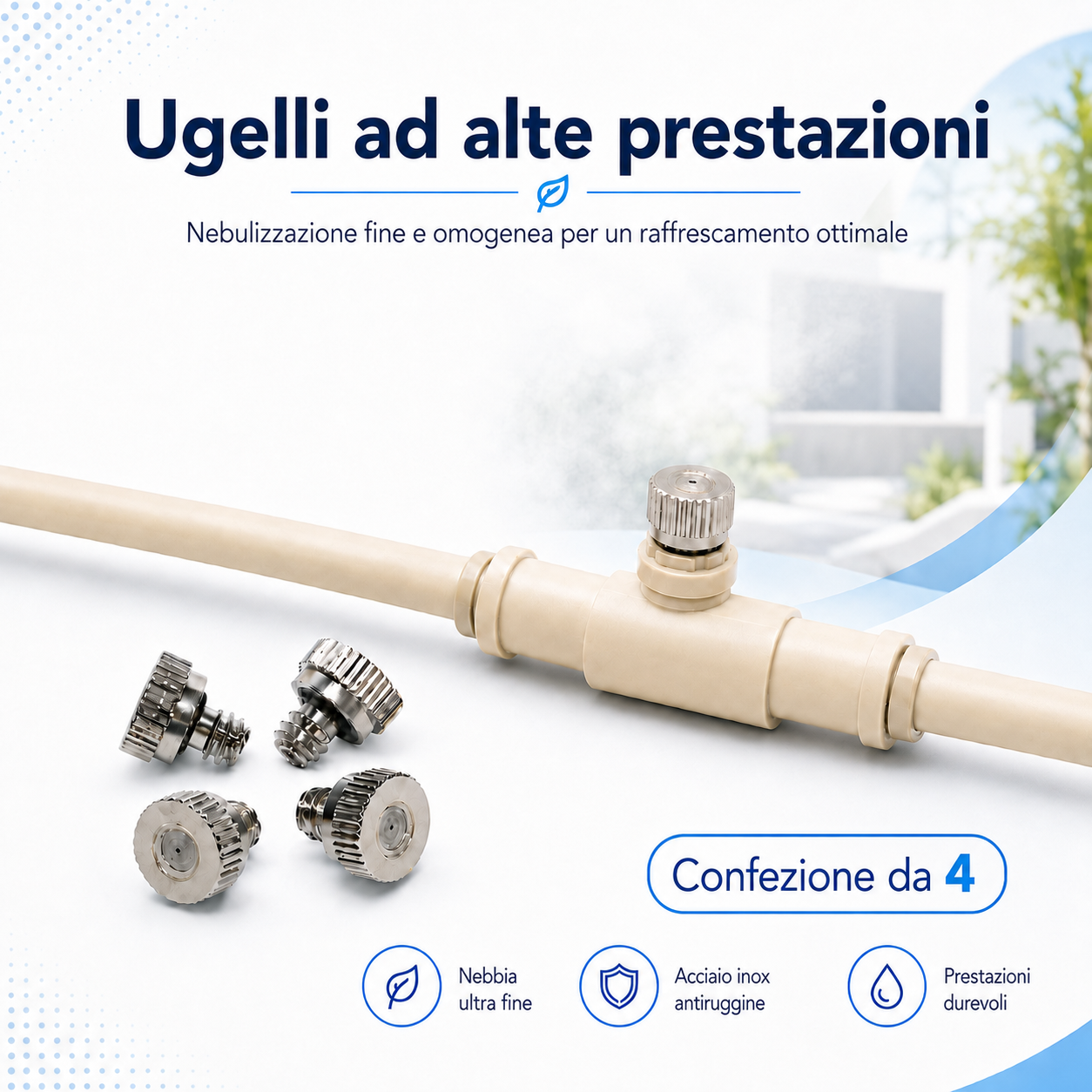 O'FRESH - Lot de 4 buses haute performance Ugelli ad alte prestazioni x4 - immagine 1