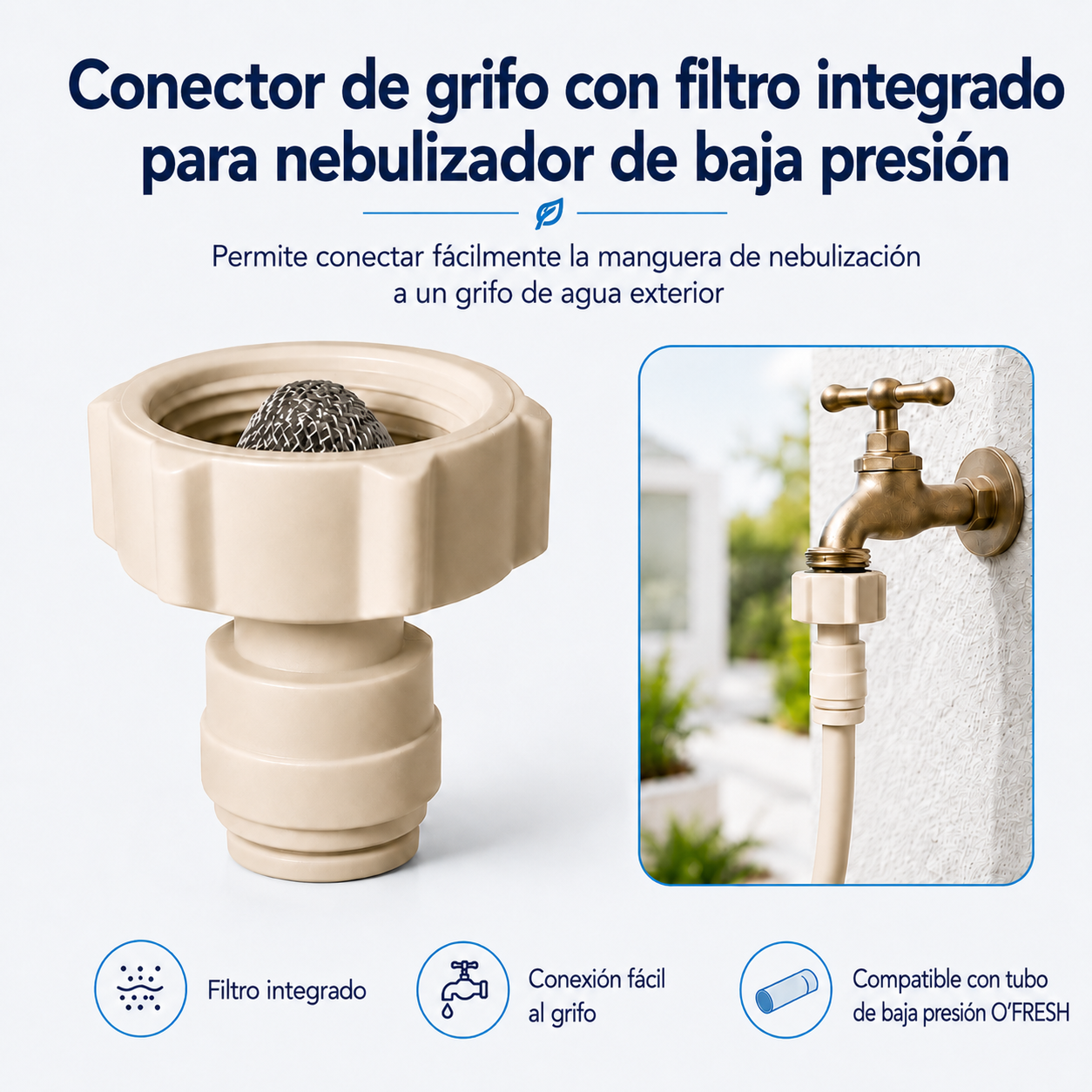 O'FRESH - Raccord robinet Basse pression Conexión de grifo - Imagen 1