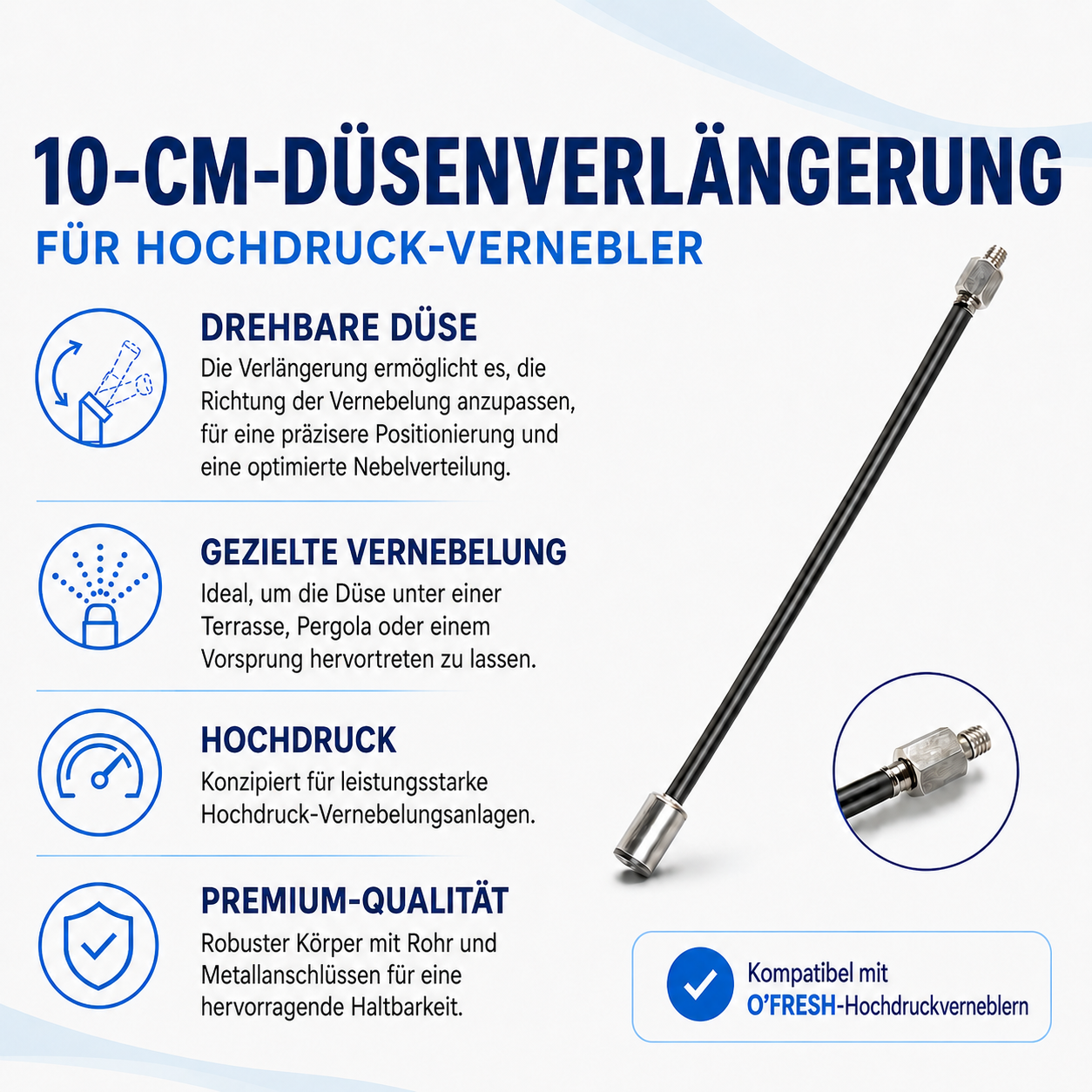 o-fresh-extension-de-buses-10-cm-haute-pression Düsenverlängerung 10cm HP – Bild 1